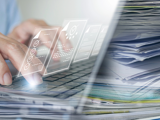 Hybrid paper and digital cybersecurity documentation management during government agency privatization transition